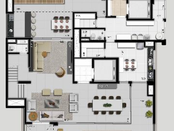 475m� - cobertura - 5 vagas 
