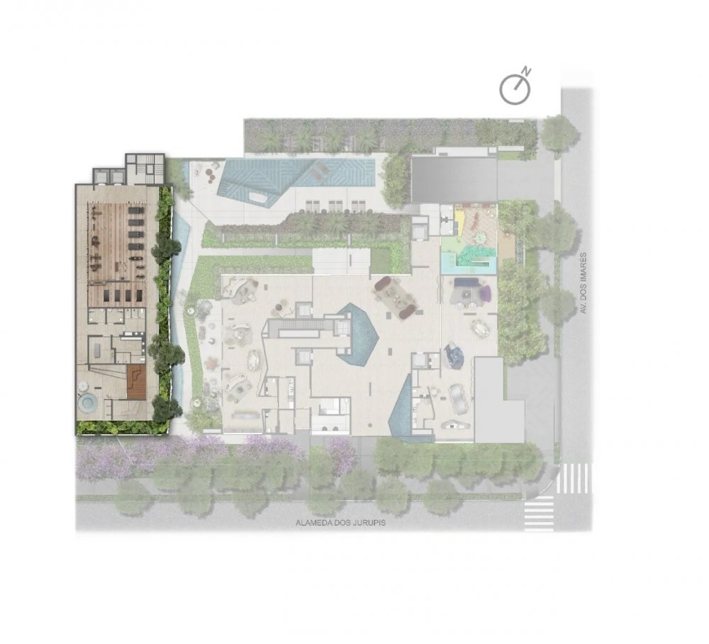 Planta Implanta��o Lazer 1� Paviment